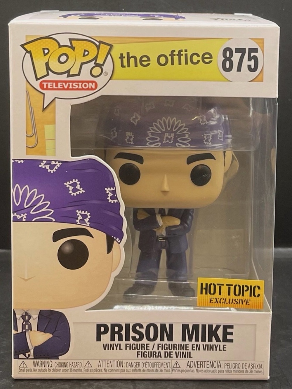 Funko Pop! Television The Office Prison Mike - Hot Topic Exclusive - #875